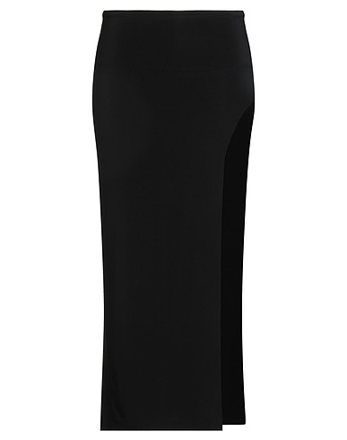 NORMA KAMALI Midi skirt Black 95% Polyester, 5% Elastane