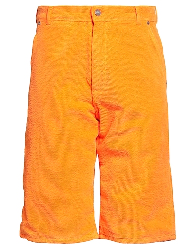 ERL Shorts & Bermuda Orange 97% Cotton, 3% Elastane