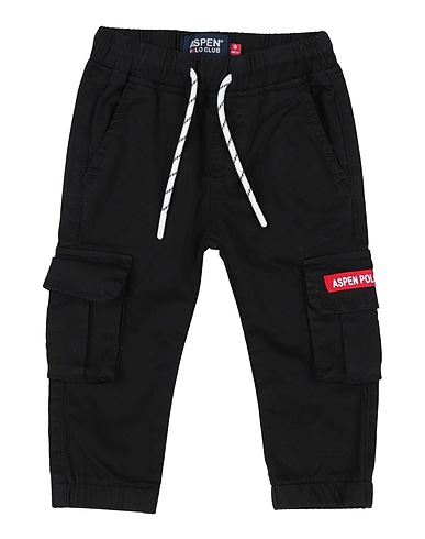 ASPEN POLO CLUB Hosen Schwarz 98% Baumwolle, 2% Elastan
