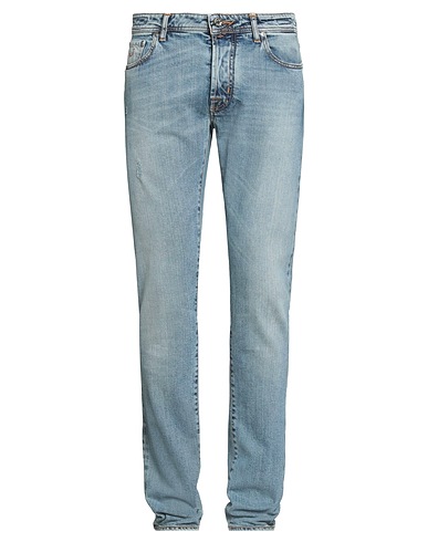 JACOB COHЁN Denim trousers Blue 99% Cotton, 1% Elastane