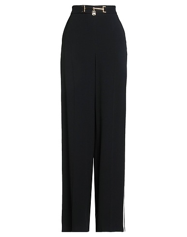 ELISABETTA FRANCHI Casual pants Black 71% Acetate, 29% Viscose