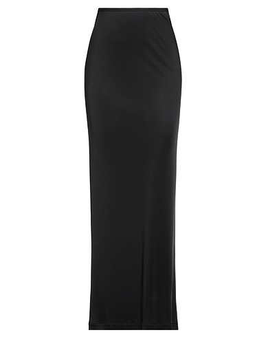 HELMUT LANG Falda larga NERO 100% Viscosa