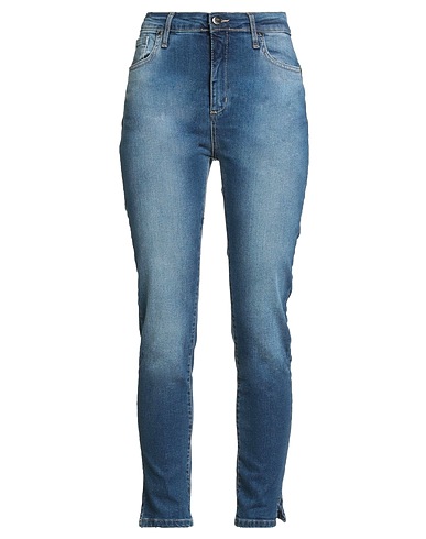 GIULIA MATILDA Denim trousers 99% Cotton, 1% Elastane