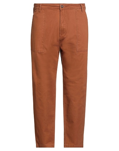 R-YTUAL Denim pants Brown 100% Cotton