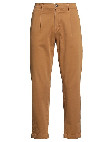 IMPURE Casual trouser Camel 98% Cotton, 2% Elastane