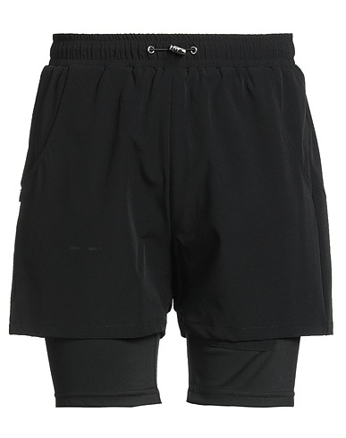 HELIOT EMIL Shorts & Bermuda Black 87% Nylon, 13% Elastane