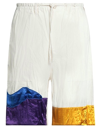 MARNI x NO VACANCY INN Shorts & Bermuda Ivory 40% Polyamide, 36% Cotton, 24% Linen, Viscose, Polyester