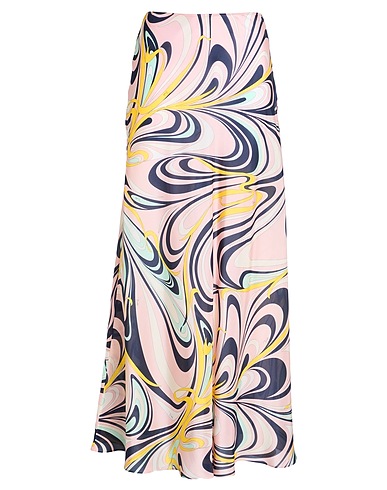 PUCCI Long skirt Pink 100% Silk