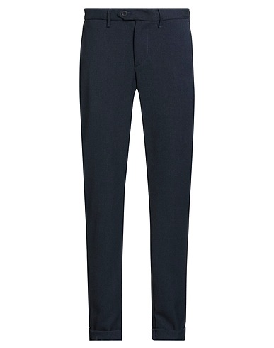 0/ZERO CONSTRUCTION Casual pants Navy 71% Polyester, 29% Viscose