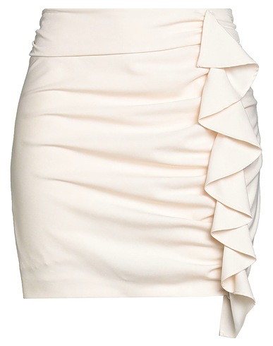 PINKO Mini skirt Ivory 100% Polyester