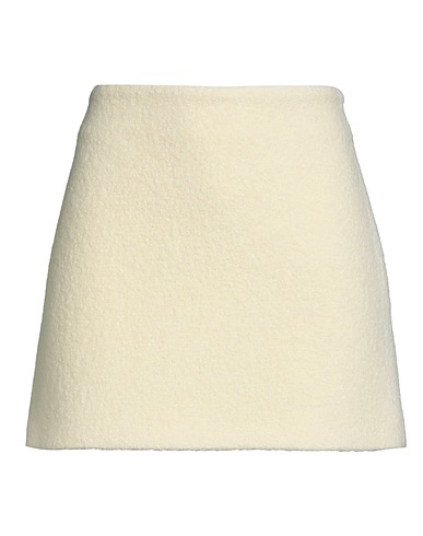 MSGM Mini skirt Cream 100% Virgin Wool