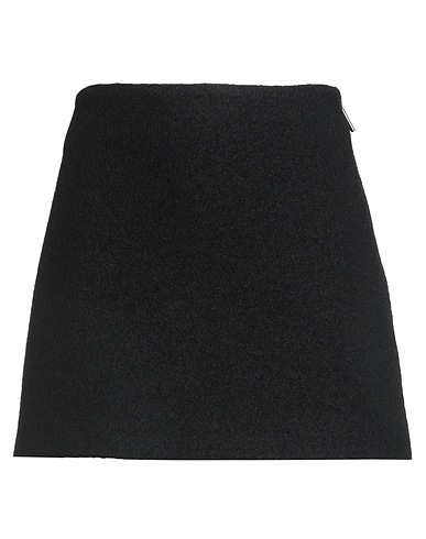 MSGM Mini skirt Black 100% Virgin Wool