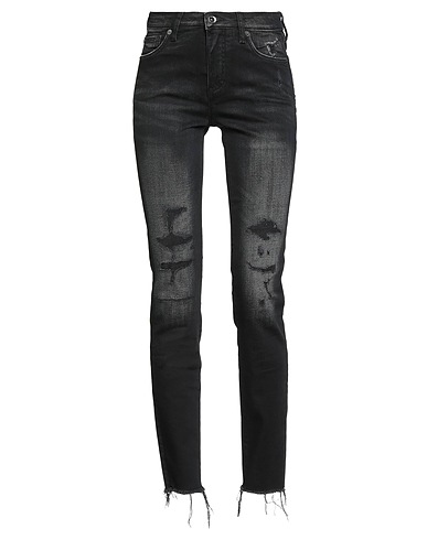 ARMANI EXCHANGE Denim trousers Black 91% Cotton, 7% Polyester, 2% Elastane