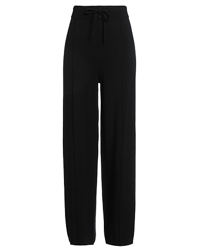 BLAUER. Casual trouser Black 50% Viscose, 28% Polyester, 22% Polyamide