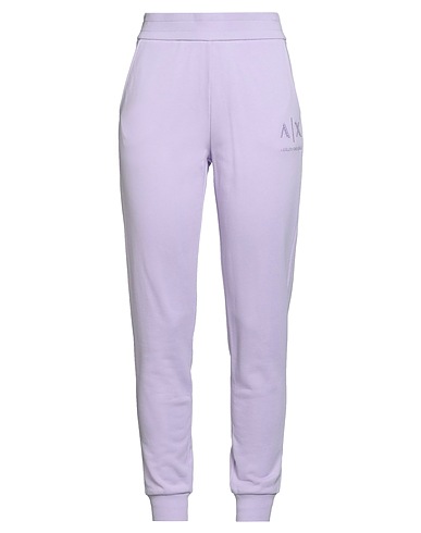 ARMANI EXCHANGE Sports trouser Lilac 100% Cotton