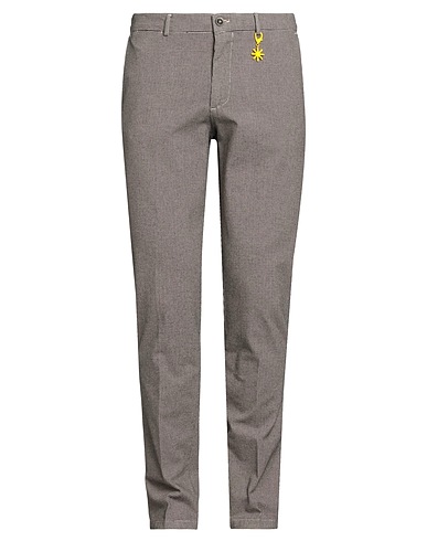 MANUEL RITZ Casual trouser Beige 97% Cotton, 3% Elastane