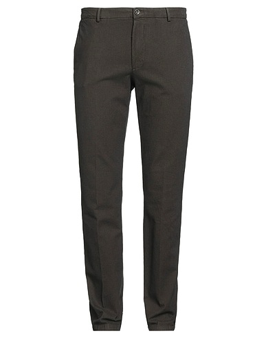 MANUEL RITZ Pantalone Marrone 97% Cotone, 3% Elastan