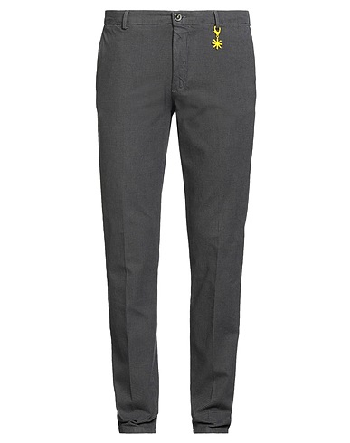 MANUEL RITZ Pantalone Grigio 97% Cotone, 3% Elastan