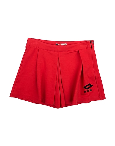 MSGM Shorts & Bermuda Rosso 68% Rayon, 27% Poliammide, 5% Elastan