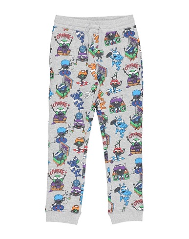 STELLA McCARTNEY KIDS Casual trouser Light grey 98% Cotton, 2% Elastane