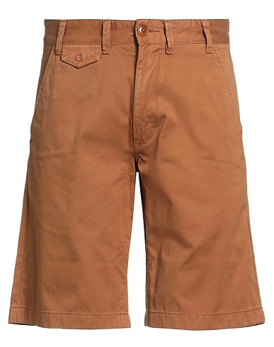 BARBOUR Shorts & Bermuda Camel 98% Cotton, 2% Elastane