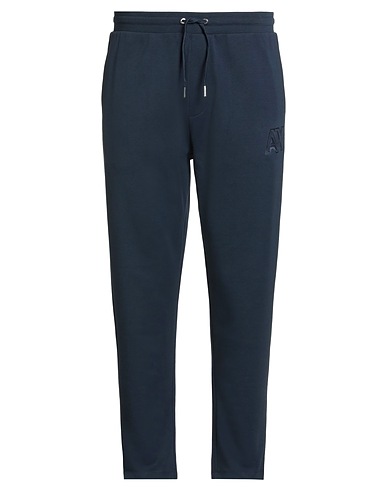 ARMANI EXCHANGE Casual trouser Navy blue 85% Cotton, 15% Polyester