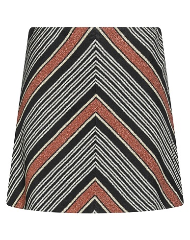 MISSONI Mini skirt Black 79% Viscose, 21% Metallic fiber