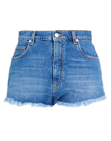 ETRO Denim shorts Blue 98% Cotton, 2% Elastane, Polyester, Viscose
