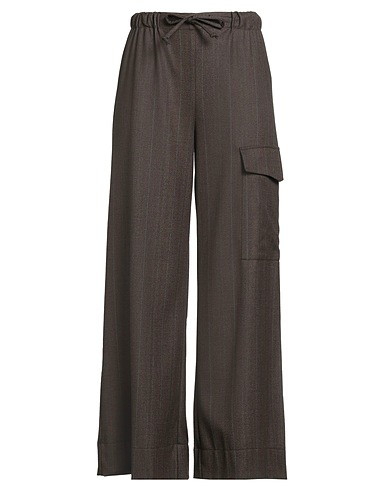 MAISON LAVINIATURRA Casual pants Khaki 100% Wool