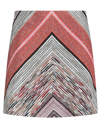 MISSONI Mini skirt Rust 80% Viscose, 20% Metallic fiber
