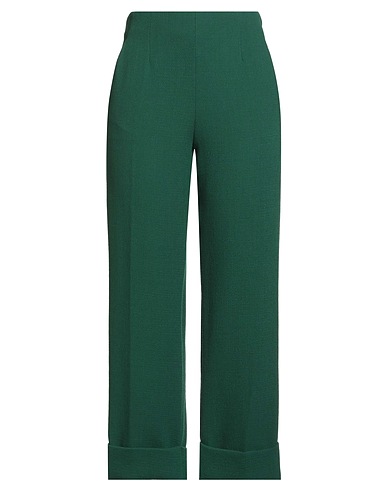 MAISON LAVINIATURRA Casual trouser Emerald green 100% Wool
