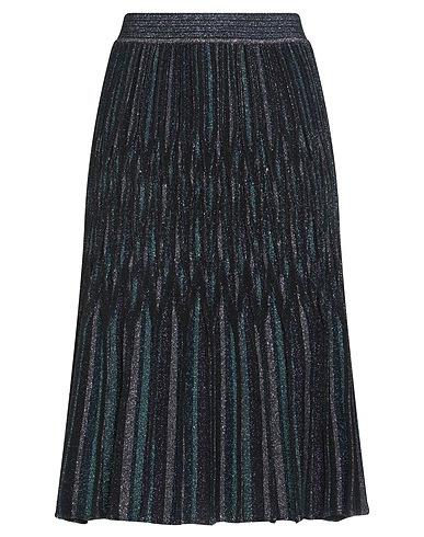 MISSONI Midi skirt Black 71% Viscose, 23% Metallic fiber, 6% Polyester