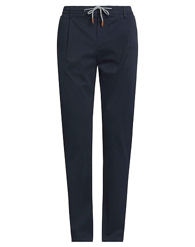 ELEVENTY Casual pants Midnight blue 98% Cotton, 2% Elastane