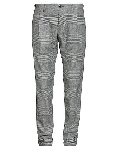 HAND PICKED Casual trouser Grey 47% Wool, 44% Polyester, 4% Nylon, 4% Cashmere, 1% Elastane