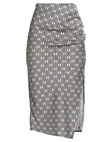 ZAHJR Midi skirt Black 100% Polyester