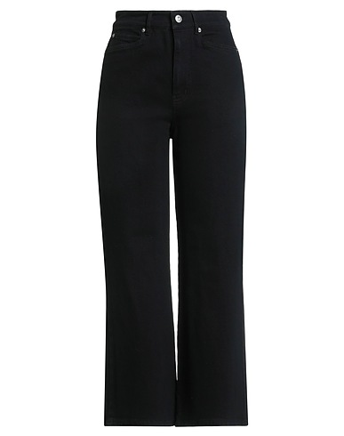 PROENZA SCHOULER PSWL Denim trousers Black 99% Cotton, 1% Elastane