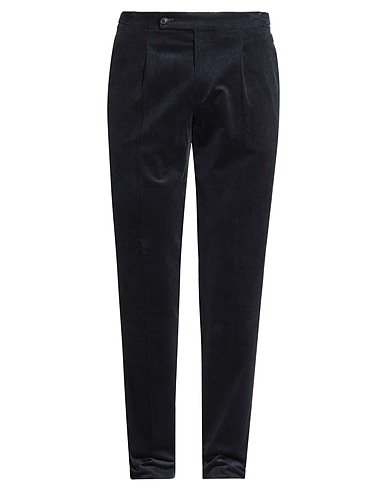 LUIGI BORRELLI NAPOLI Casual pants Midnight blue 98% Cotton, 2% Elastane