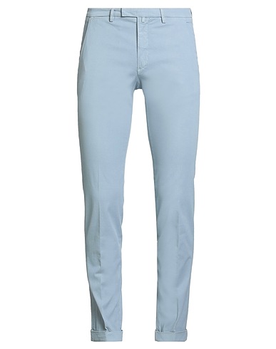 BRIGLIA 1949 Casual trouser Sky blue 97% Cotton, 3% Elastane