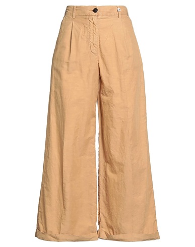 MYTHS Casual pants Camel 48% Cotton, 33% Linen, 19% Lycra®