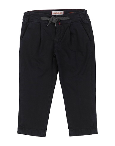 BARONIO Casual trouser Midnight blue 98% Cotton, 2% Elastane