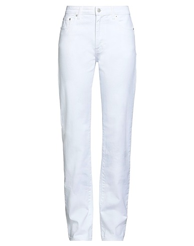 FABIANA FILIPPI Denim trousers White 100% Cotton