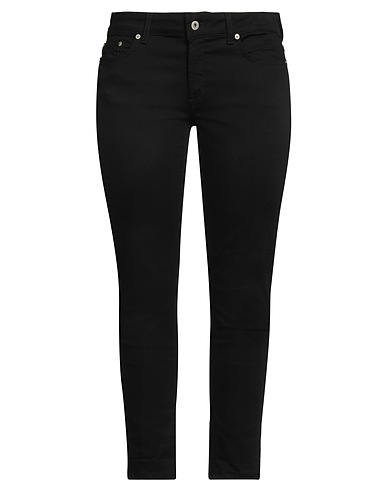 DONDUP Denim pants Black 98% Cotton, 2% Elastane