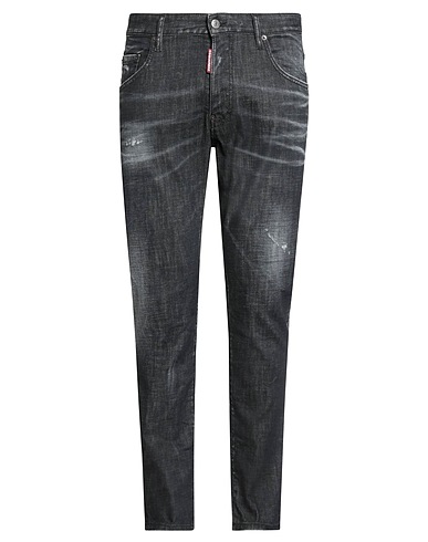 DSQUARED2 Denim trousers 98% Cotton, 2% Elastane, Calfskin