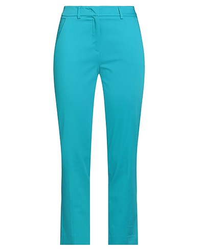 WEEKEND MAX MARA Casual trouser Azure 98% Cotton, 2% Elastane