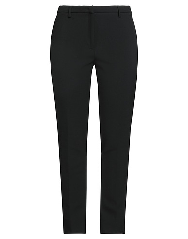 PESERICO Hosen Schwarz 64% Polyester, 27% Viskose, 6% Baumwolle, 3% Elastan