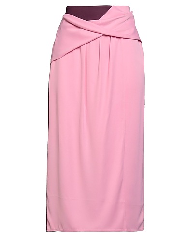 JW ANDERSON Gonna midi Rosa 78% Acetato, 22% Viscosa