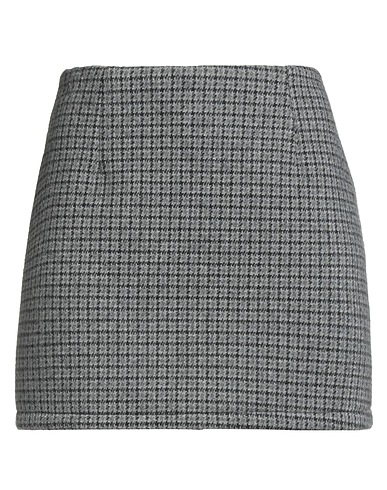 HAVEONE Minirock Grau 77% Polyester, 19% Baumwolle, 2% Acryl, 2% Elastan