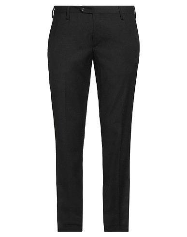 TAKESHY KUROSAWA Casual pants Black 65% Polyester, 32% Viscose, 3% Elastane