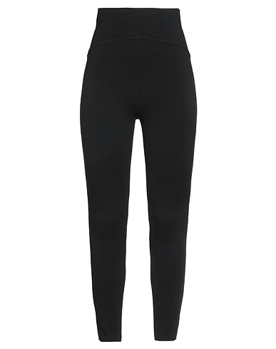 ALAÏA Leggings Black 43% Wool, 34% Viscose, 13% Polyester, 8% Polyamide, 2% Elastane