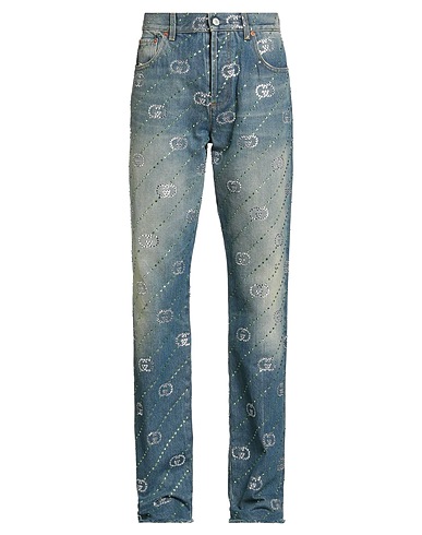 GUCCI Jeans Blau 100% Baumwolle, Glas